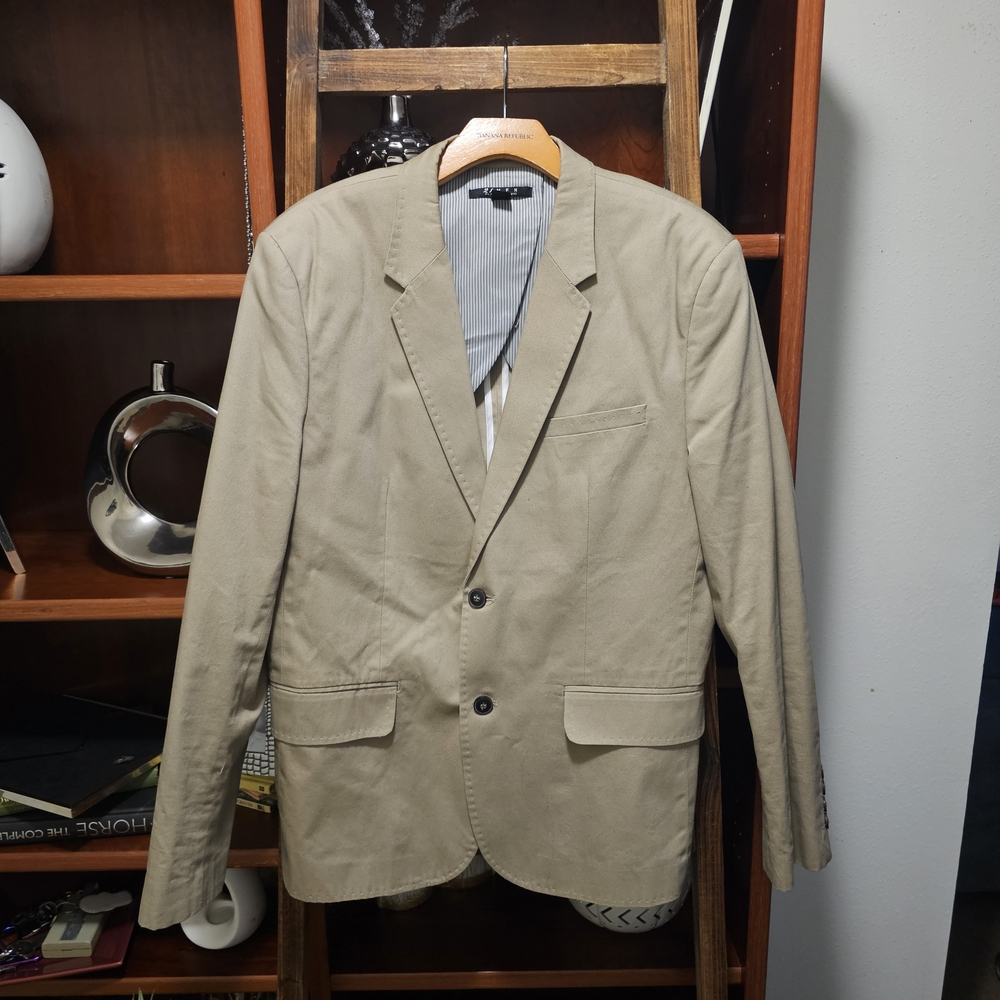 21men Striped Blazer Zise L